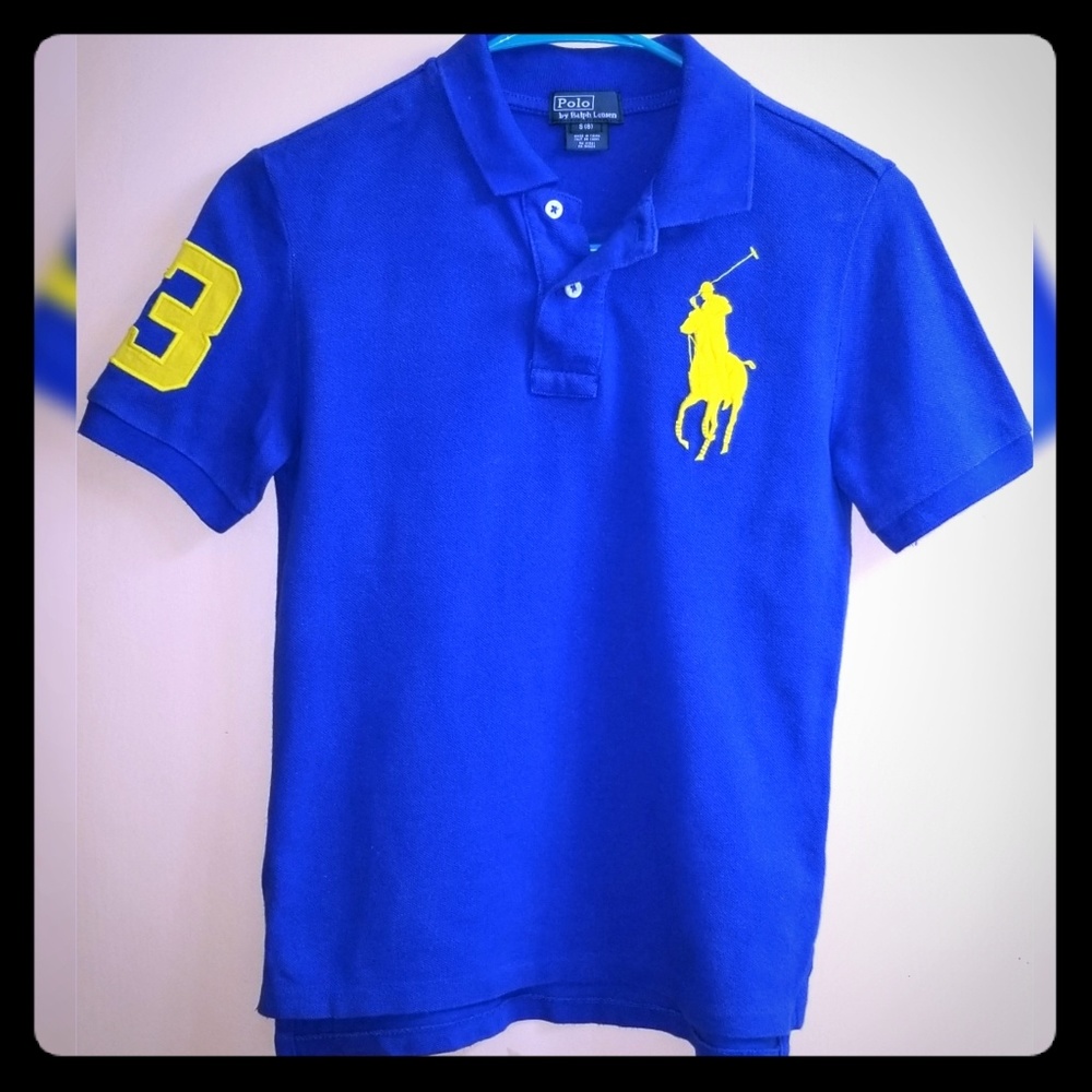 Boy's Ralph Lauren Polo Shirt Blue Medium